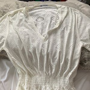 Never worn white Zara blouse